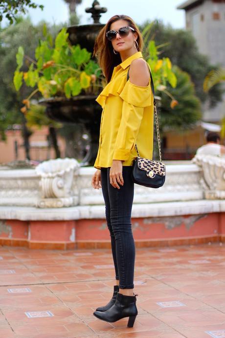Mustard Ruffle Shirt Mustard Ruffle Shirt