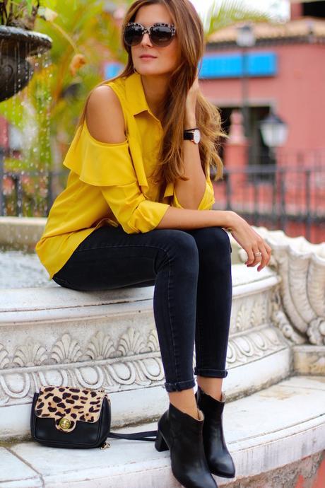 Mustard Ruffle Shirt Mustard Ruffle Shirt