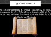 Preguntas debes hacerte sobre Levítico