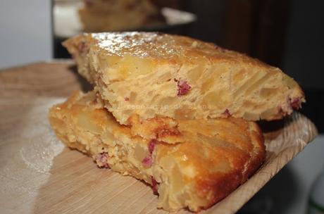 Tortilla de patatas al horno con chorizo