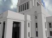 Réplica Minecraft: Edificio Dieta, Tokio, Japon.