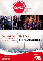 Concierto de The Vall y The Flaming Dolls en Barracudas