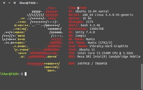 Informacion de nuestro sistema siempre a la vista con Screenfetch en Ubuntu