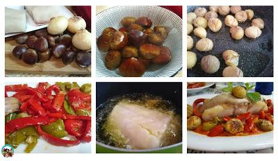 Bacalao con castañas