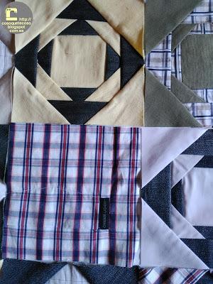 Quilt de vaqueros y camisas de Raúl