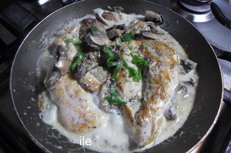 Pollo al champiñon - re fácil de preparar
