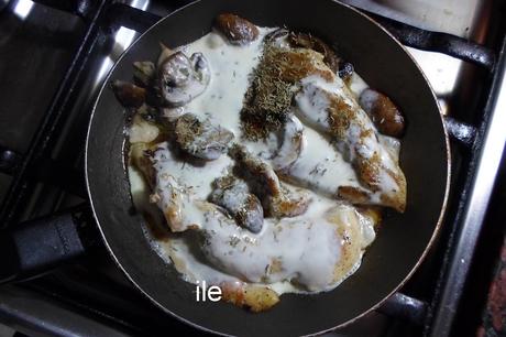 Pollo al champiñon - re fácil de preparar