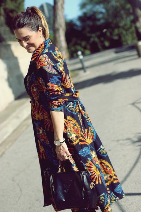 Trench estampado de Sammydress