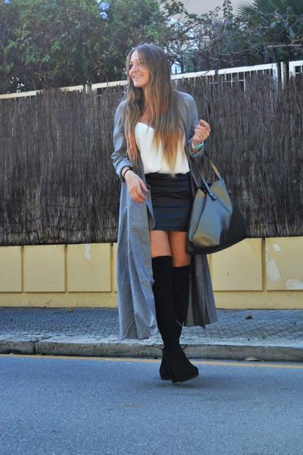 GREY TRENCH COAT