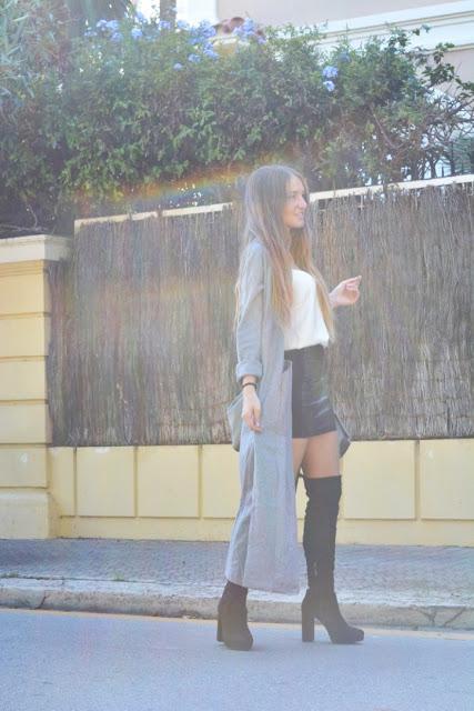 GREY TRENCH COAT