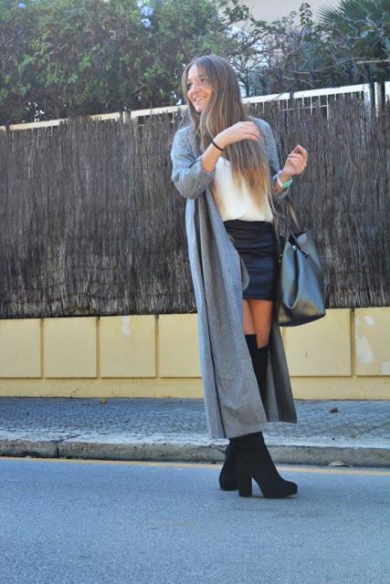GREY TRENCH COAT