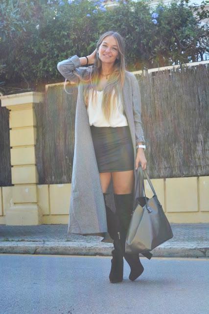 GREY TRENCH COAT