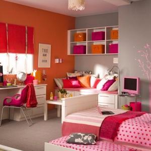 Colores para dormitorios de chicas adolescentes colores-intensos-habitacion-chica-adolescente