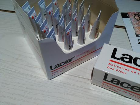 Probando Gel dentífrico Lacer