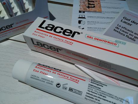 Probando Gel dentífrico Lacer