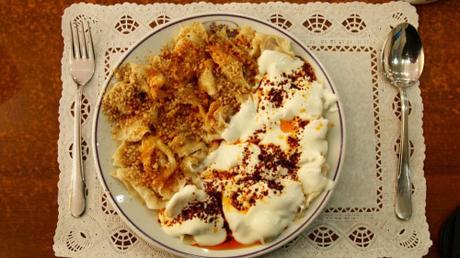 Manti, plato gastronómico típico de Sinop. Turquía.