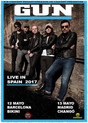 Gun volverán a Barcelona y Madrid en mayo de 2017