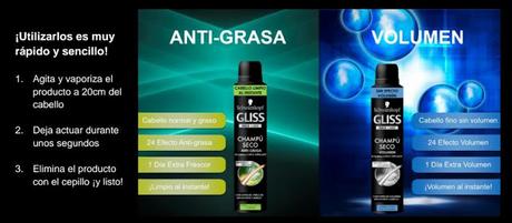 GLISS Champú Seco ¡que descubrimiento!
