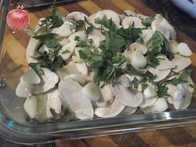 Champiñones en vinagre