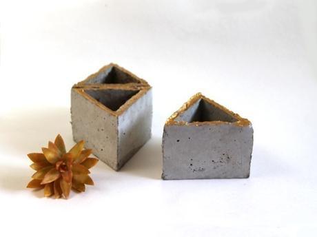 DIY: MACETAS GEOMÉTRICAS DE CEMENTO