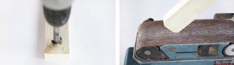 Diy Gimnasio de madera para el bebé