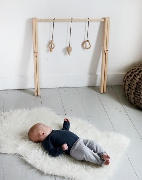 Diy Gimnasio de madera para el bebé