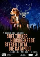 Concierto de Hidrogenesse, Stereo Total, Sofi Tukker y Die Katapult en Ochoymedio