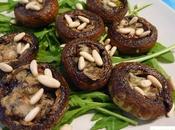 Champiñones gorgonzola