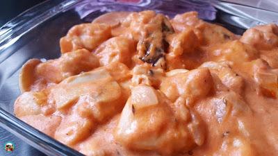 Pechugas de pollo con champiñones