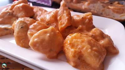 Pechugas de pollo con champiñones