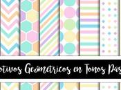Motivos Geométricos Tonos Pastel para Personal Comercial