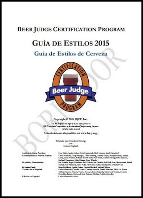 Estilos de cerveza. Guia de la BJCP