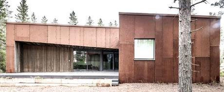 Casa Minimalista en el Bosque