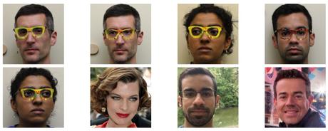 lentes que engañan sistemas de reconocimiento facial