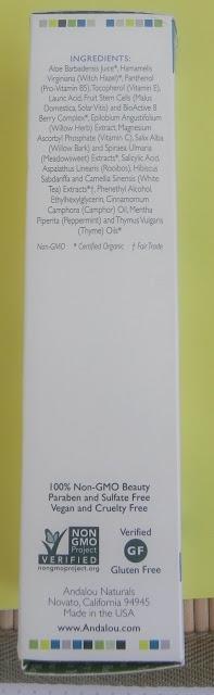 Tónico reductor de poros Andalou (Review)