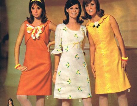 Vestido evasé de los años 60 - Paperblog