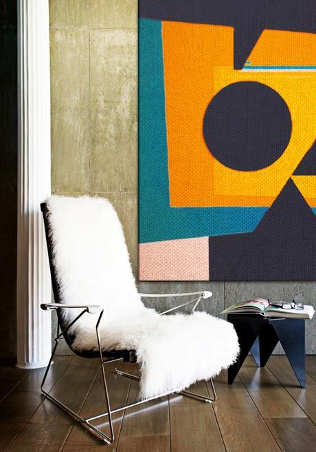 Arte y decoración: algunos ejemplos de cómo elegir un color wall decor XL size canvas