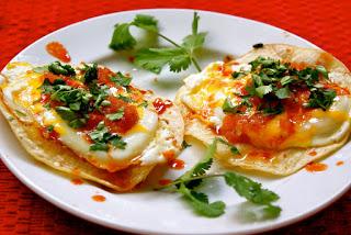 Huevos Revueltos Mexicanos en Microondas