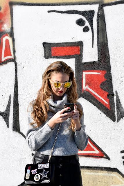 Jersey gris para el otoño