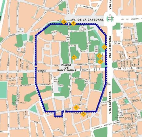 PLANO TÍPICO DE LA CIUDAD ROMANA Y SU HUELLAS EN LAS CIUDADES ESPAÑOLAS