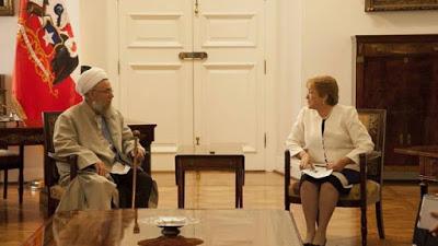 El “santo vivo” de los musulmanes de visita en la Comarca Andina