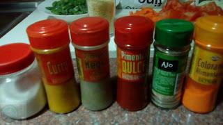 Judías verdes con guisantes y arroz