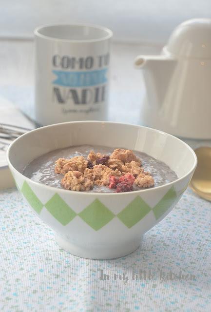 Puddin de chía para desayunar Puddin de chía para desayunar