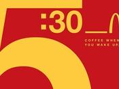 McDonald’s atractivos pósters tipográficos para promover café