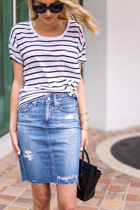 ¡La falda de jean vuelve a la moda!