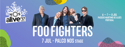 Foo Fighters confirman el primer concierto de su gira europea 2017: el 7 de julio en el Nos Alive de Lisboa