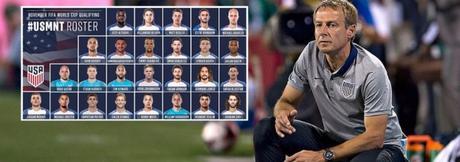 Lista de convocados de USA para enfrentar a México Lista de convocados de USA para enfrentar a México
