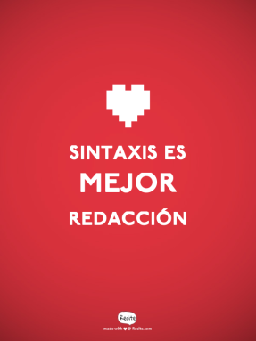 ¿Por qué la sintaxis es importante para escribir mejor?