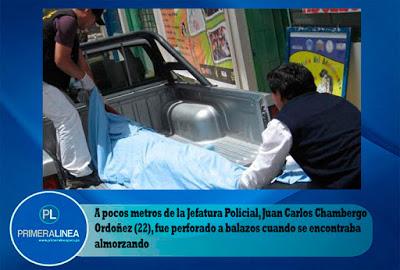 DOMINGO SANGRIENTO EN CAÑETE…