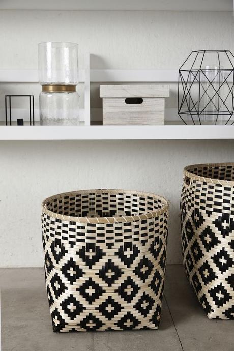 Deco: Cestos  y bandejas de inspiración africana
